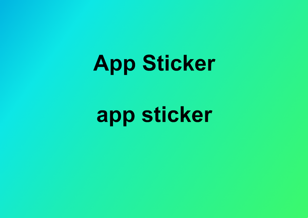 App Sticker