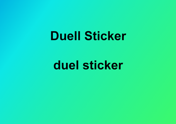 Duell Sticker
