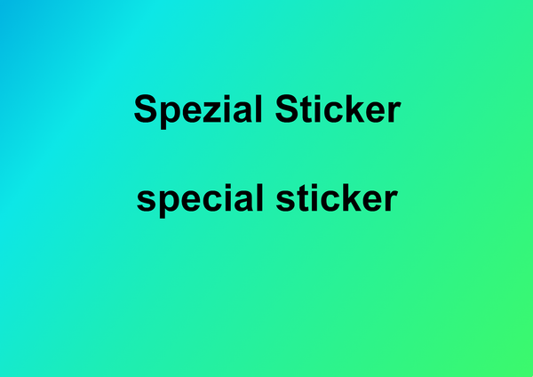 Spezial Sticker