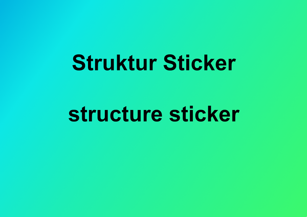 Struktur Sticker
