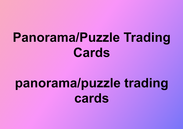 Panorama/Puzzle Trading Cards