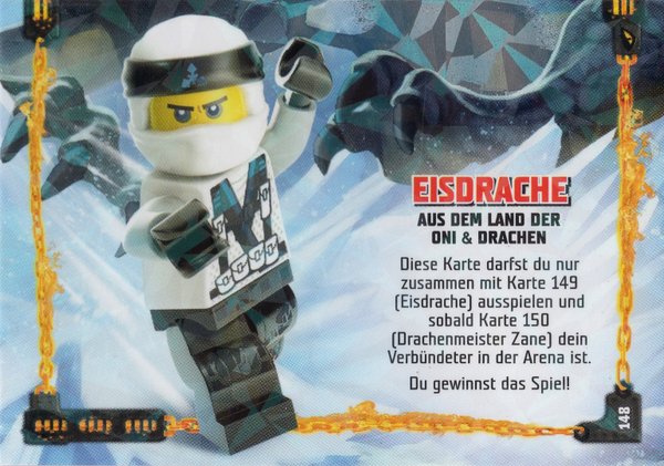BLUE OCEAN [Lego Ninjago Serie 4] Trading Card Nr. 148