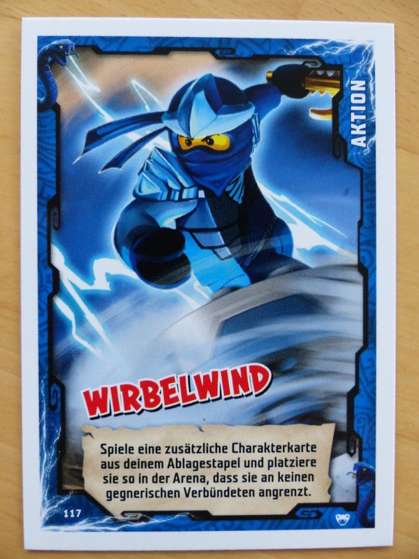 BLUE OCEAN [Lego Ninjago Serie 2] Trading Card Nr. 117