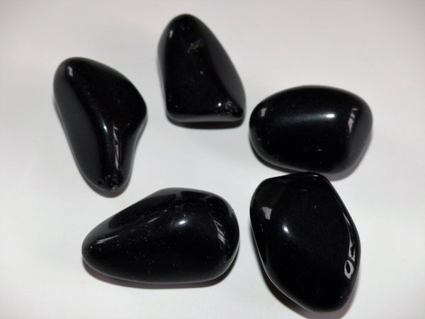 1 Trommelstein Obsidian XL (Mexiko) (A-Qualität)