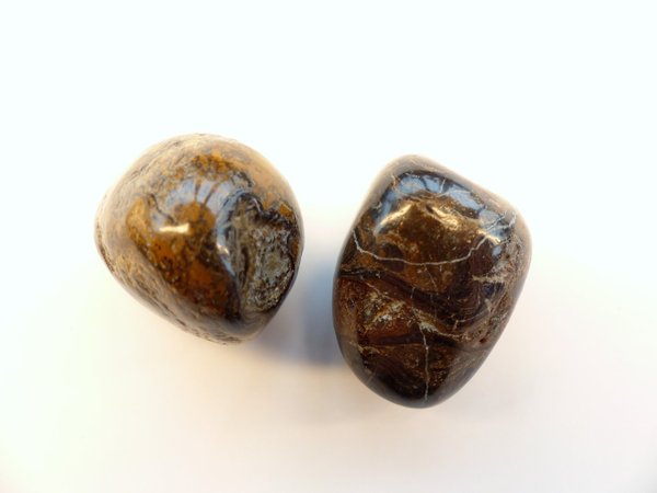 1 Trommelstein Stromatolith XL (Chile) (A-Qualität)