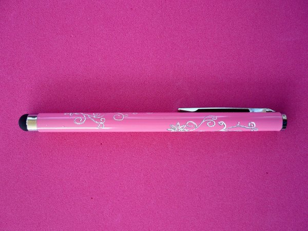 1 Touch Pen Ornament Gravur Rosa