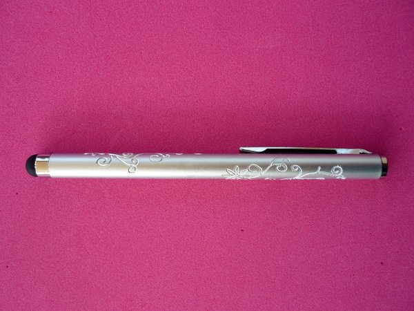 1 Touch Pen Ornament Gravur Silber