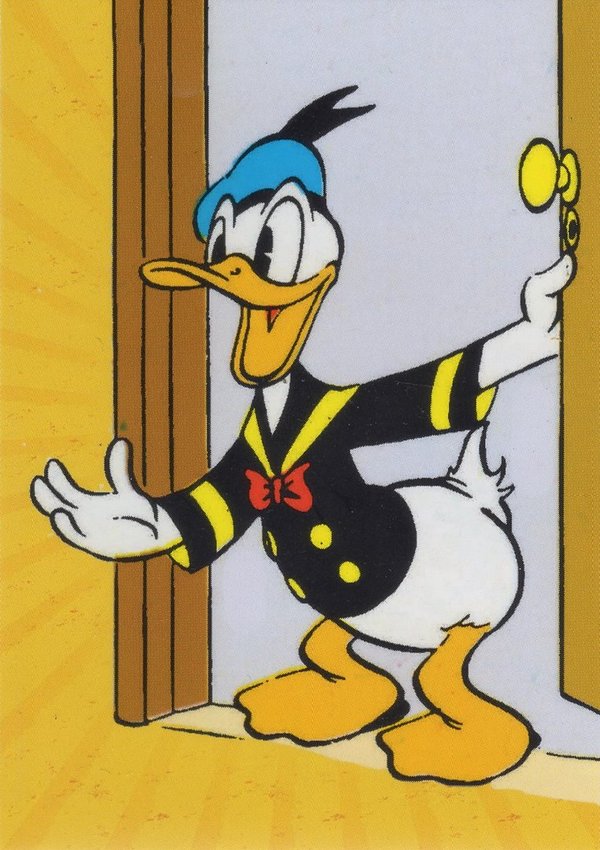 PANINI [85 Jahre Donald Duck] Trading Card Nr. K1