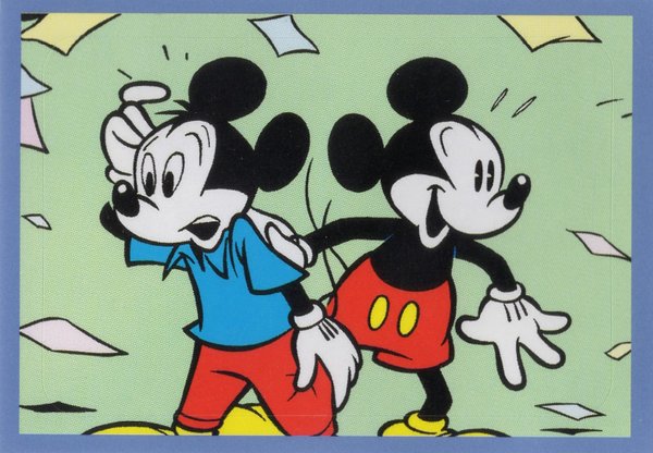 PANINI [90 Jahre Micky Maus] Sticker Nr. 043