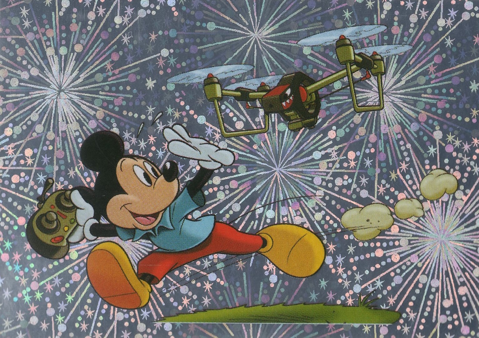 Disney Panini Sticker 104 90 Jahre Micky Maus 