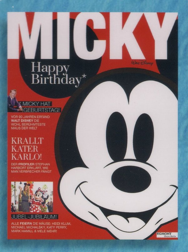 PANINI [90 Jahre Micky Maus] Trading Card Nr. K8