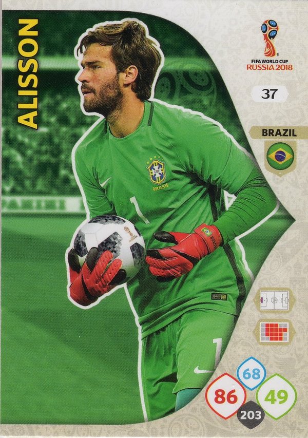 PANINI [FIFA World Cup Russia 2018 Adrenalyn XL] Trading Card Nr. 037