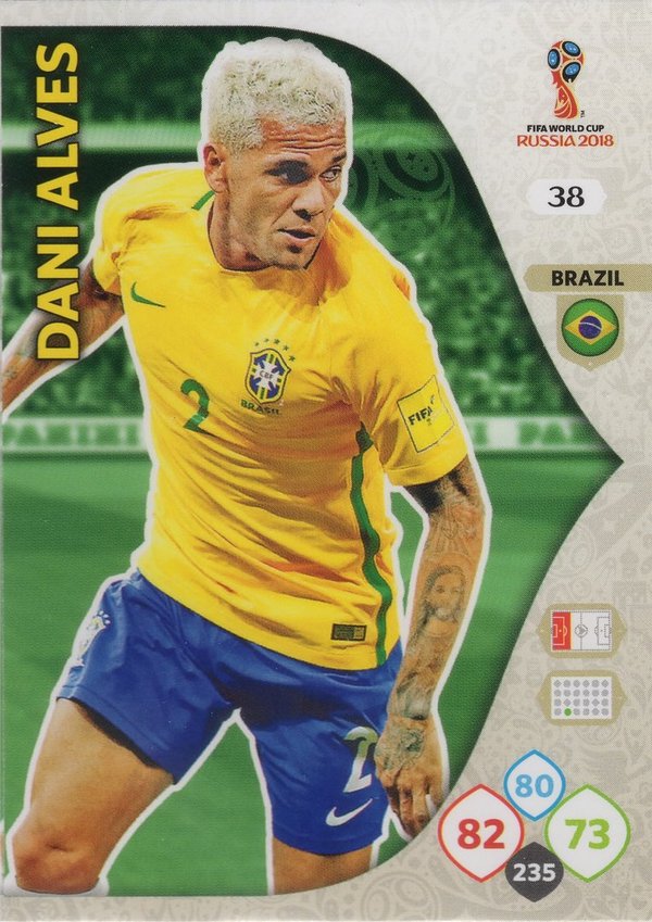 PANINI [FIFA World Cup Russia 2018 Adrenalyn XL] Trading Card Nr. 038