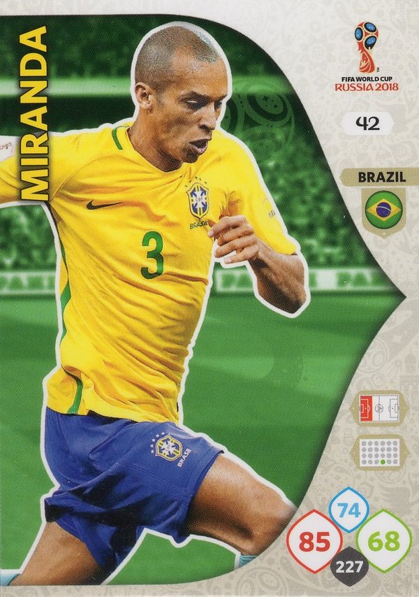 PANINI [FIFA World Cup Russia 2018 Adrenalyn XL] Trading Card Nr. 042