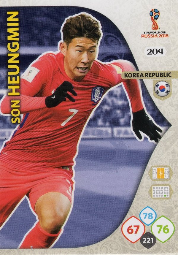 PANINI [FIFA World Cup Russia 2018 Adrenalyn XL] Trading Card Nr. 204