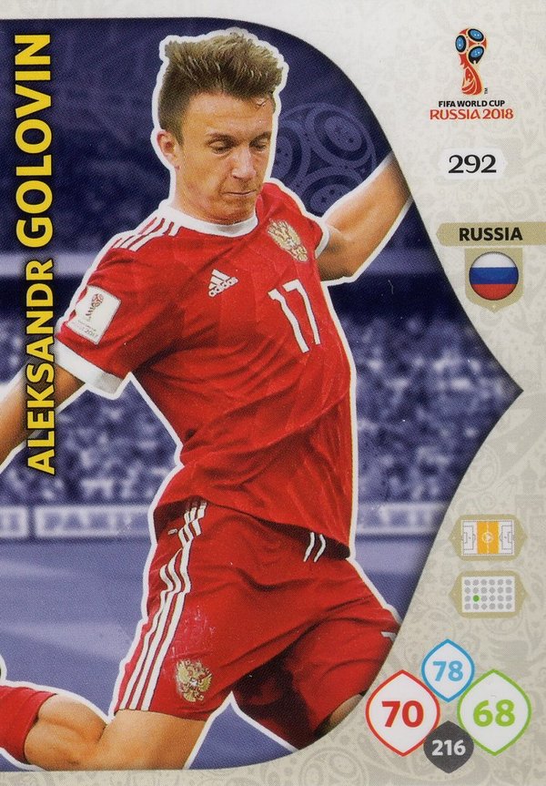 PANINI [FIFA World Cup Russia 2018 Adrenalyn XL] Trading Card Nr. 292