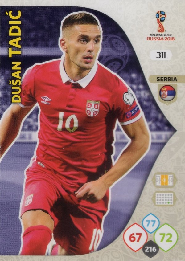 PANINI [FIFA World Cup Russia 2018 Adrenalyn XL] Trading Card Nr. 311