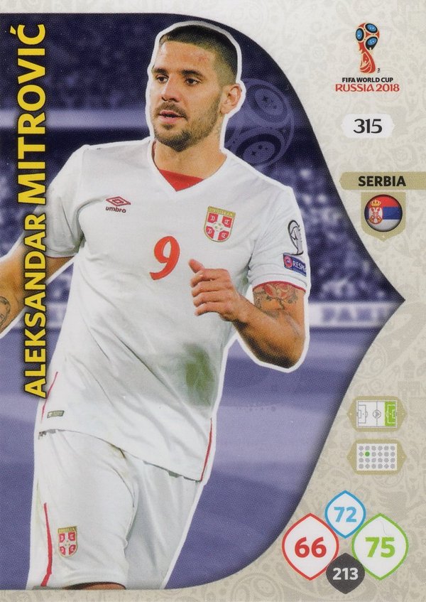 PANINI [FIFA World Cup Russia 2018 Adrenalyn XL] Trading Card Nr. 315