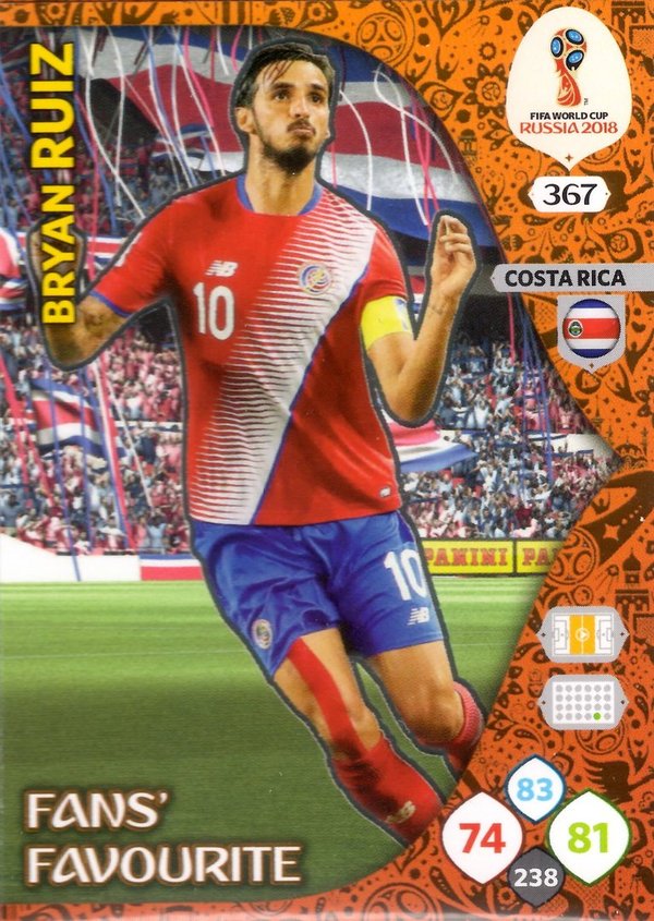 PANINI [FIFA World Cup Russia 2018 Adrenalyn XL] Trading Card Nr. 367