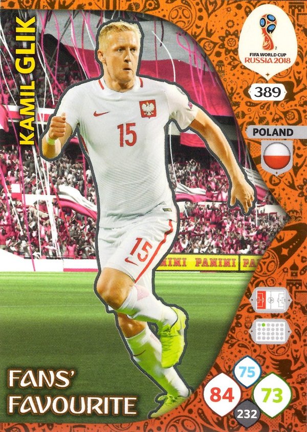 PANINI [FIFA World Cup Russia 2018 Adrenalyn XL] Trading Card Nr. 389