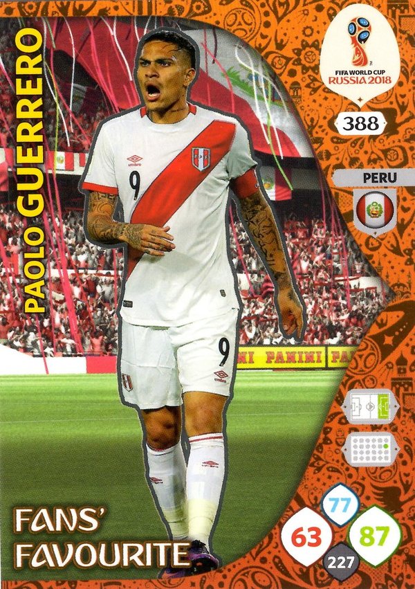 PANINI [FIFA World Cup Russia 2018 Adrenalyn XL] Trading Card Nr. 388