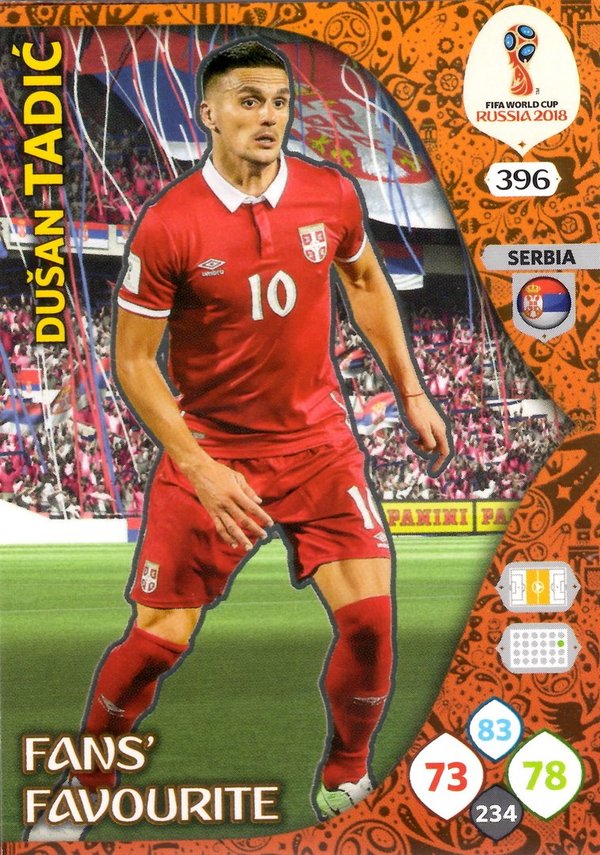 PANINI [FIFA World Cup Russia 2018 Adrenalyn XL] Trading Card Nr. 396