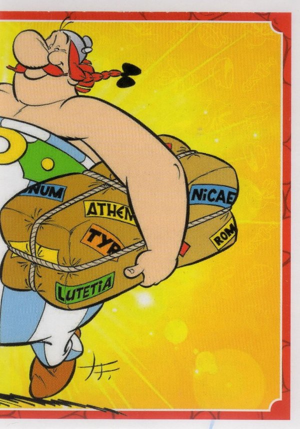 PANINI [60 Jahre Abenteuer Asterix] Sticker Nr. 002