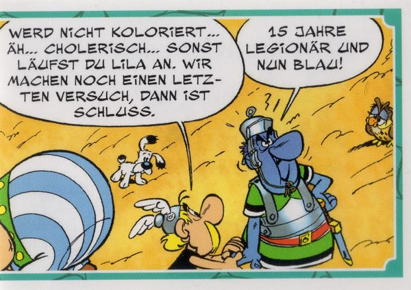 PANINI [60 Jahre Abenteuer Asterix] Sticker Nr. 009