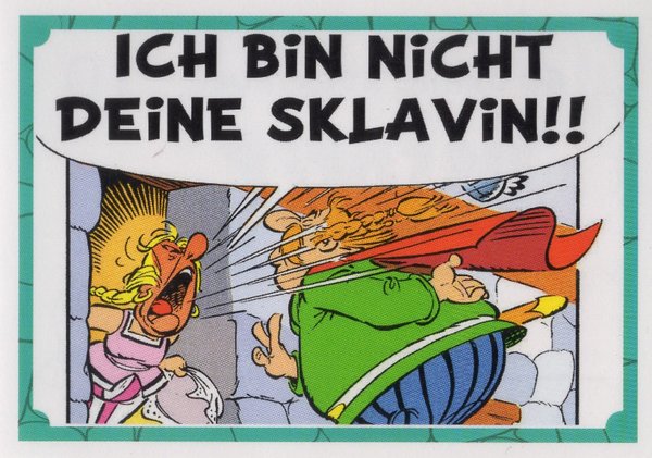 PANINI [60 Jahre Abenteuer Asterix] Sticker Nr. 010