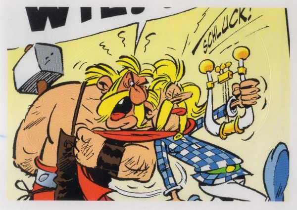 PANINI [60 Jahre Abenteuer Asterix] Sticker Nr. 011