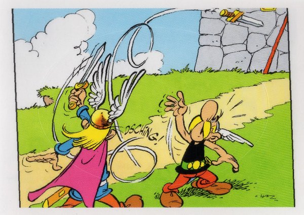 PANINI [60 Jahre Abenteuer Asterix] Sticker Nr. 019