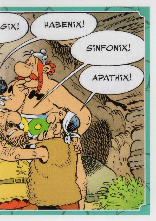 PANINI [60 Jahre Abenteuer Asterix] Sticker Nr. 028