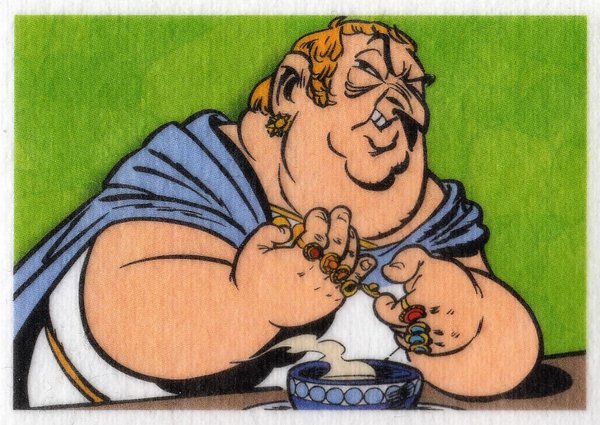 PANINI [60 Jahre Abenteuer Asterix] Sticker Nr. 033