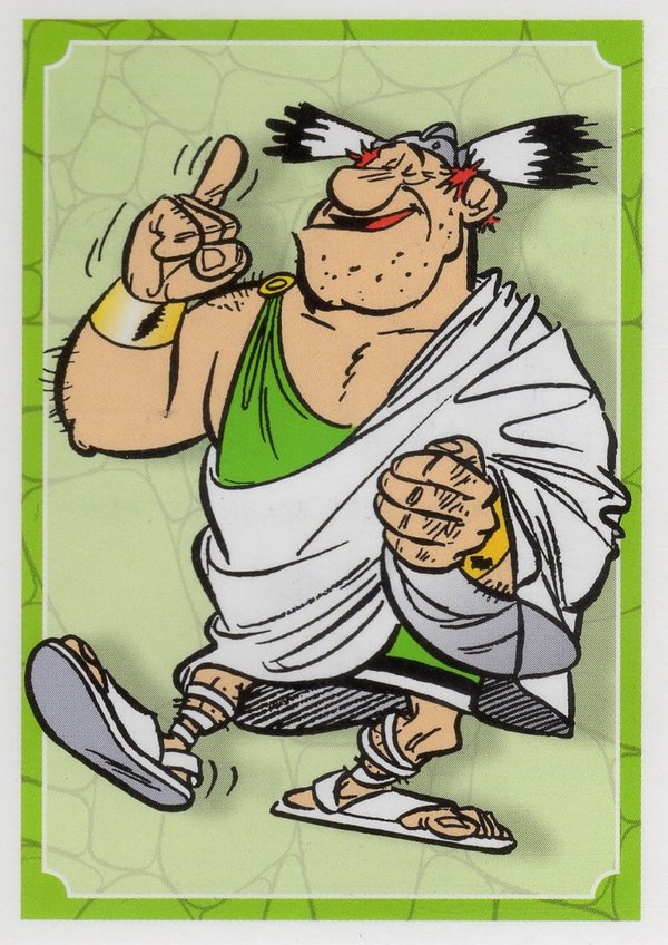 PANINI [60 Jahre Abenteuer Asterix] Sticker Nr. 034
