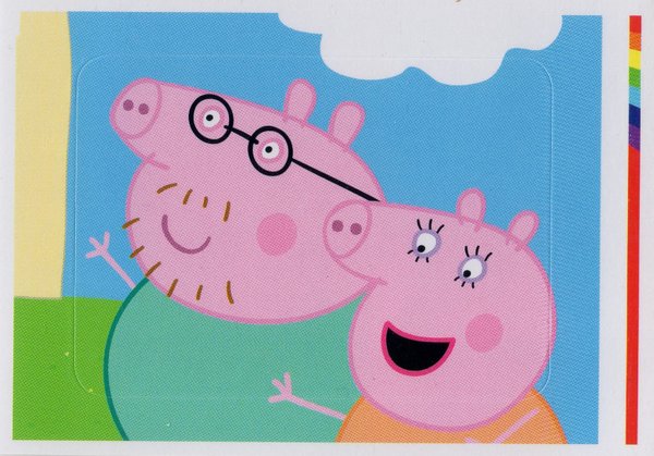 PANINI [Peppa Pig] Sticker Nr. 002