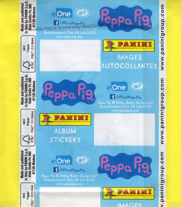 PANINI [Peppa Pig] Sammelalbum Komplett