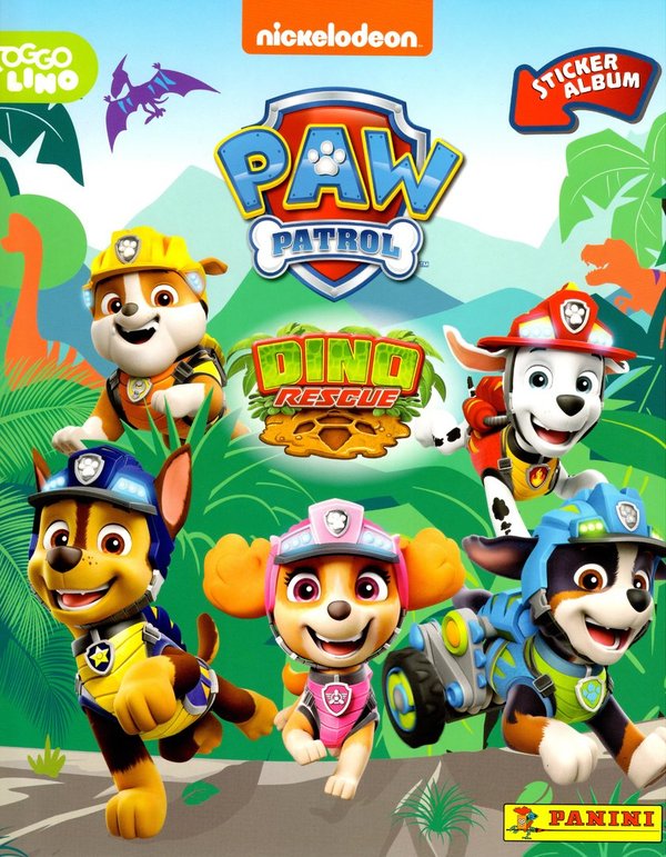 PANINI [Paw Patrol Dino Rescue] Sammelalbum Komplett