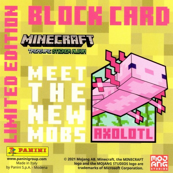 PANINI [Minecraft Treasure] (2021) Trading Card Nr. 004
