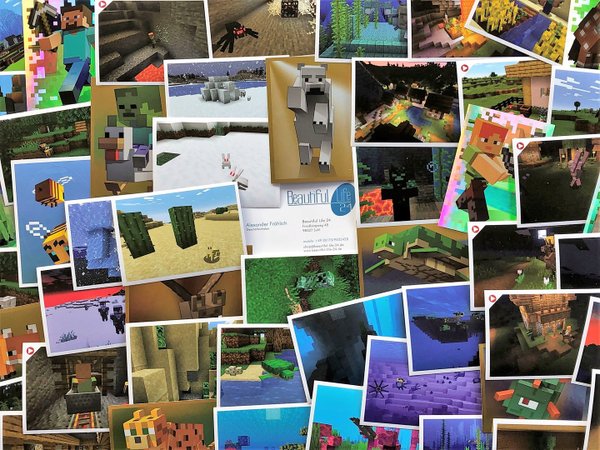PANINI [Minecraft Treasure] (2021) Sammelalbum Komplett