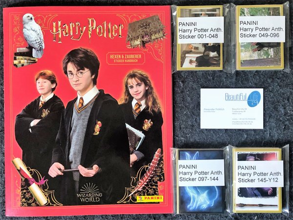 PANINI [Harry Potter Anthology - Hexen & Zauberer] (2022) Sammelalbum komplett