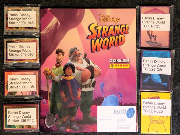 PANINI [Disney Strange World] (2022) Sammelalbum Komplett