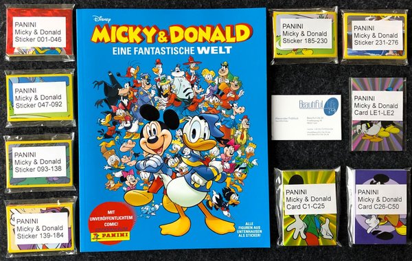 PANINI [Micky & Donald - Eine fantastische Welt] (2023) Sammelalbum Komplett